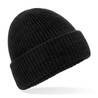 Winter hat - MOD. B386:Black Marl, 74% acrylic / 23% nylon / 3% elastane, One Size
